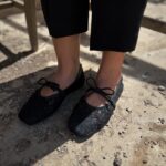 کفش عروسکی زنانه رنگ مشکی طرح ZARA